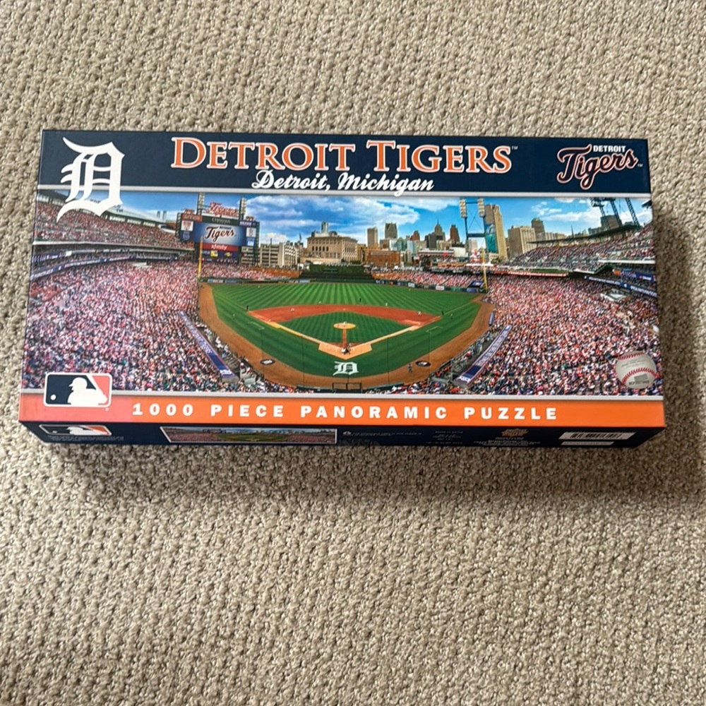 Detroit Tigers Panoramic 1000 Piece Puzzle